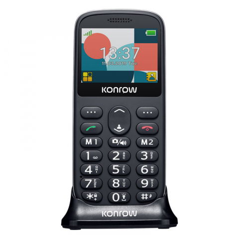 Telefon Konrow 231 ,Display mare 2.31", cu doc incarcare, 2G / Telefon cu taste butoane / Telefon batrani [3]