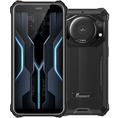 OUKITEL - Telefon Fossibot F101P 4G – baterie 10600 mAh, difuzor 123 dB, rezistent