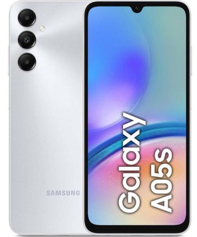 Samsung - Telefon mobil Samsung Galaxy A05s, 64GB, 4GB RAM, 4G, Silver PROM