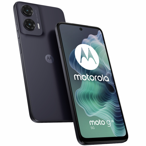 Motorola - Telefon Moto G35 5G, eSIM, 128 GB, 4Gb Ram, 6.72" Display,   Octa Core 2.2 GHz, Black