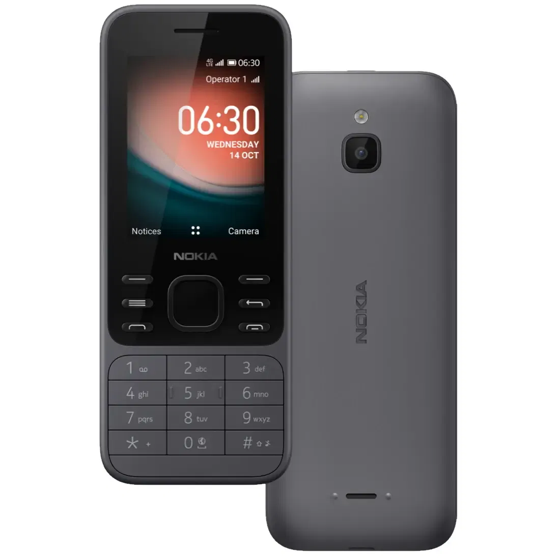 Nokia - Telefon Nokia 6300 , Display 2.4 inch  Dual Sim Black, Telefon cu taste / Telefon seniori