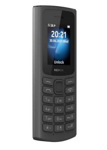 Telefon Nokia 105 4G, Display 2.4", IP54, Black / Telefon cu butoane / Telefon seniori / Telefon batrani [1]