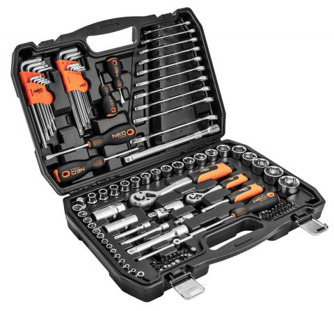 Truse Seturi - Trusa Chei 138 piese, Set chei, clicheti si accesorii 1/2 " si 1/4 ", 138 piese