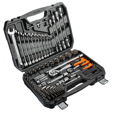 Truse Seturi - Set Chei, Trusa tubulare 1/4 ", 1/2 ", set de 77 de bucati