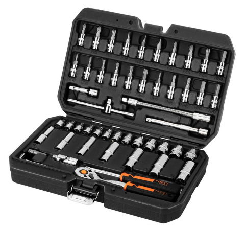 Truse Seturi - Trusa Chei, Set de chei tubulare 1/4", 53 de piese