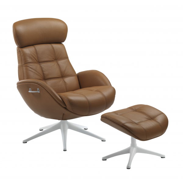 Chester Ease Flux Chair - Leather Caramel [2]