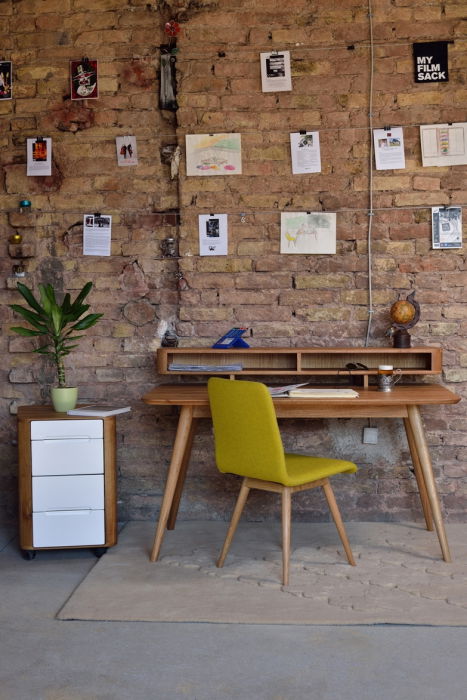 Stafa desk - with shelf Solid Oak Gazzda 140x80x94cm [10]