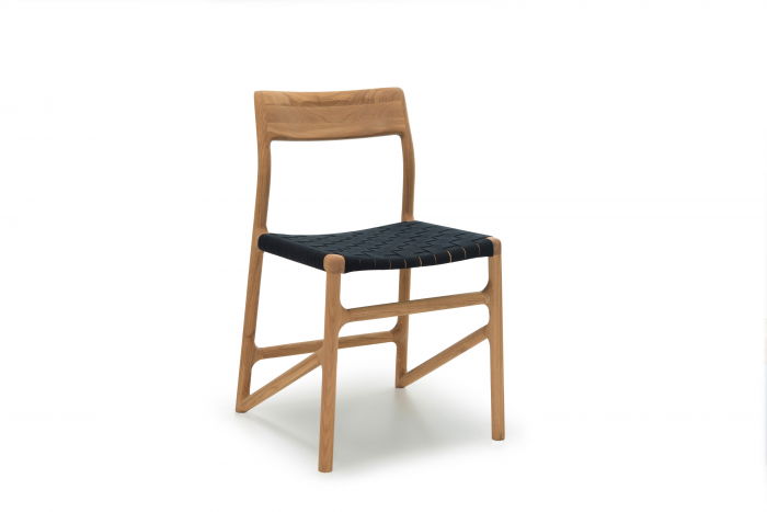 Fawn chair with solid oak structure and cotton webbing seat [1]