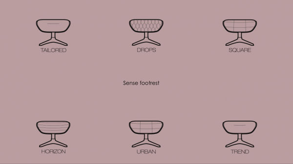 Flexlux Sense Square Chair - Leather Black [5]