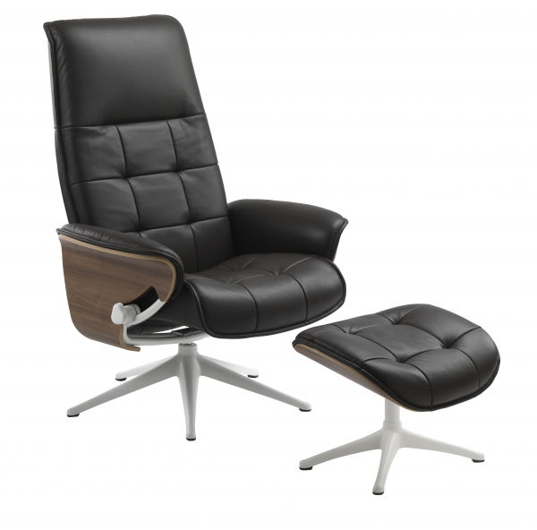 Flexlux Sense Square Chair - Leather Black [2]
