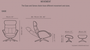 Chester Ease Flux Chair - Leather Caramel [4]
