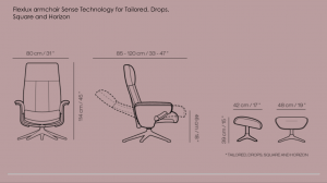 Flexlux Sense Square Chair - Leather Black [8]