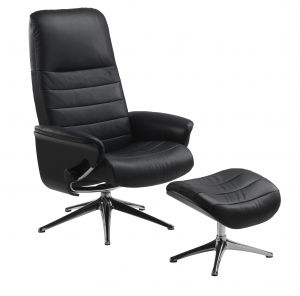 Fotolii Fixe - Flexlux Sense Horizon Chair - Leather Soft Black