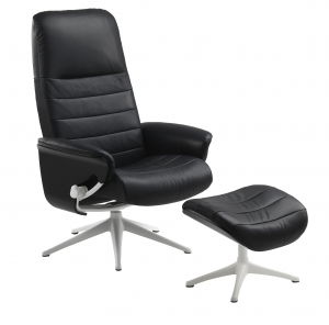 Flexlux Sense Horizon Chair - Leather Soft Black [1]