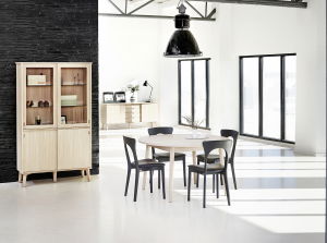 CASOE FURNITURE - CASOE FURNITURE 120 Masa extensibila rotunda Ø 130 x 76 cm