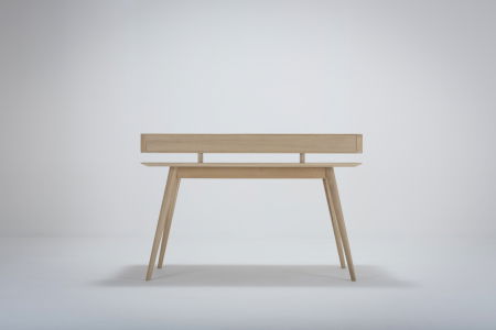 Stafa desk - with shelf Solid Oak Gazzda 140x80x94cm [4]