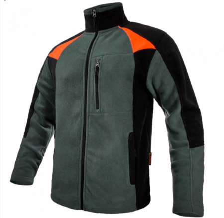 BLUZE PROTECTIE - Bluza polar Elegance  gri cu negru