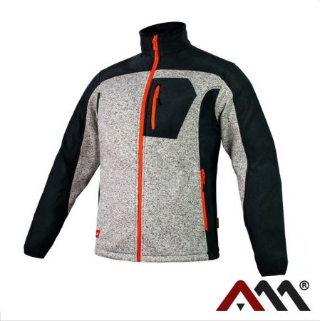 BLUZE PROTECTIE - Hanorac/Softshell SOFTPOL gri cu negru