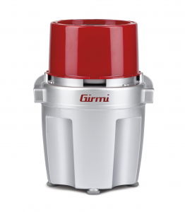 Blendere & Tocatoare - Tocator chopper Girmi - TR20 cu lame din titan, putere 500W, rosu-argintiu