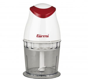 Blendere & Tocatoare - Tocator chopper Girmi - TR01 cu lame din inox, putere 350W, vas gradat 500ml, alb-rosu