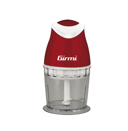 Blendere & Tocatoare - Tocator chopper Girmi - TR0102 cu lame din inox, putere 350W, vas gradat 500ml, rosu
