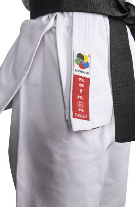 Karate-Gi Reikon, aprobat de WKF, Hayashi, Alb, 190cm [5]