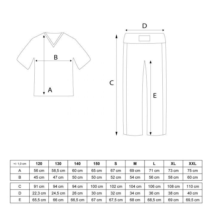 Tricou, gat V pentru kickboxing „slimfit”, aprobat WAKO -negru-rosu, 180 cm [6]