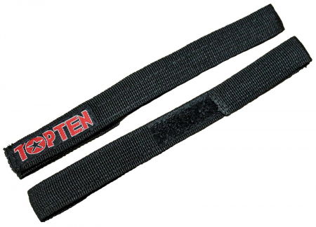 Taekwon-Do - Banda inlocuire cu scai pentru protectii de tip casti, Top Ten, Neagra, S