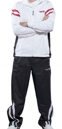 Trening-uri - Hanorac „Fight Elite” Slim Fit, Top Ten, Alb-Negru, L