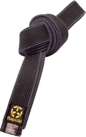 Karate - Centura Karate “stone washed”, Hayashi, Negru, 330 cm