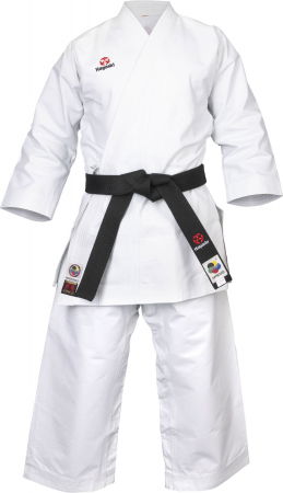 Dobok-uri, Uniforme, Combinezoane - Karate-Gi Katamori, aprobat WKF, Hayashi, Alb, 140 cm