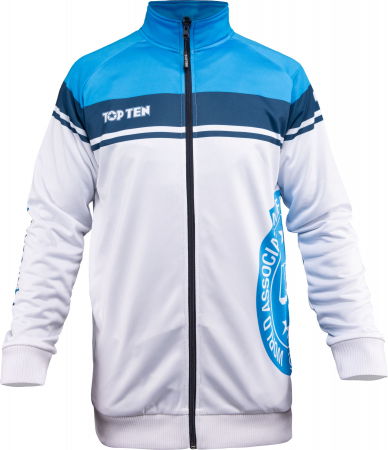 Kickboxing - Jacheta “WAKO Territory” - alb-albastru, marime XS