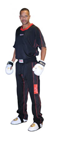 Trening-uri - Uniformă Kickboxing "FLEXZ", Top Ten, Rosu-Negru, 190 cm