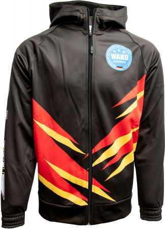 Hanorace sport barbati - Hanorac, We are WAKO, Top Ten, Negru, marimea L