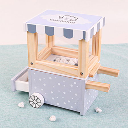 Accesorii Bucatarie - Aparat pentru Popcorn din Lemn - Nurio