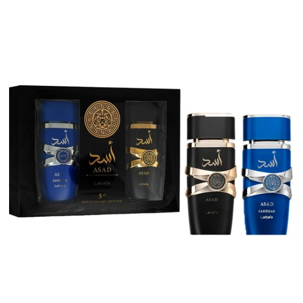Set Cadou Asad apa de parfum 100 ml + Asad Zanzibar, Lattafa, apa de parfum 100 ml, barbati [3]