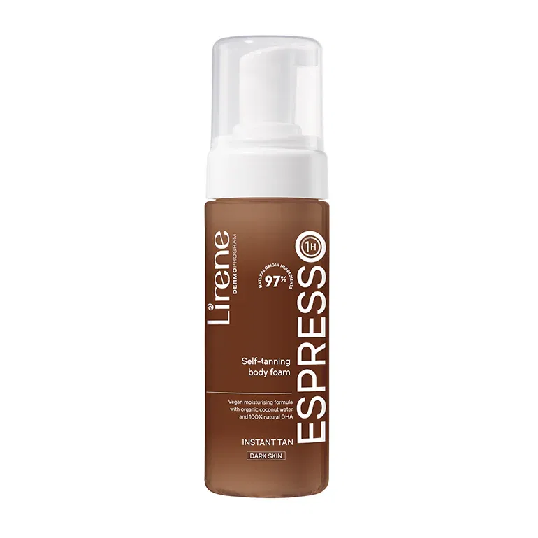 Produse cosmetice - Lirene - Spuma autobronzanta Espresso, 150 ml