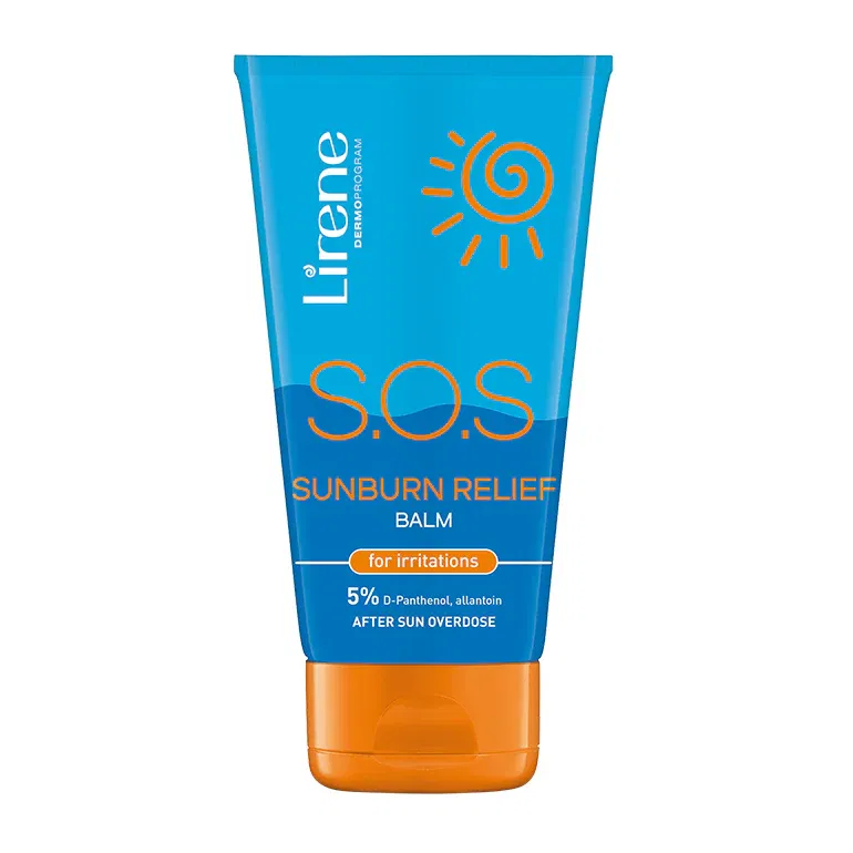 Produse cosmetice - Lirene SUN - Balsam calmant dupa plaja SOS RESCUE, 150 ml