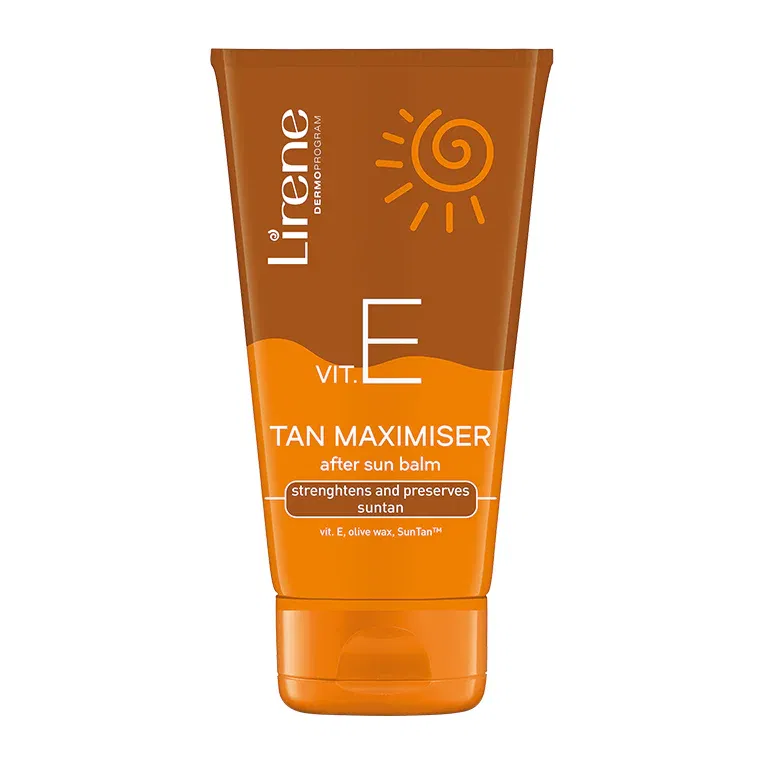 Produse cosmetice - Lirene SUN - Balsam reconstrctie bronz dupa si inainte de plaja - Vitamina E, 150 ml