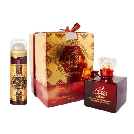 Parfumuri femei - Set Shams Al Emarat Khususi, apa de parfum 100 ml + deodorant 50 ml, femei