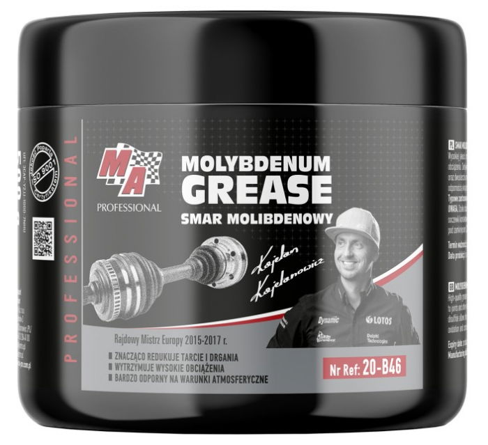 Vaselina - Molybdenum grease – Vaselina cu bisulfura de molibden, cutie 500 g