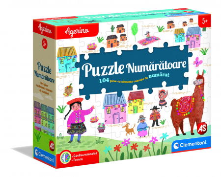 Invatam si ne jucam - Agerino puzzle numaratoare