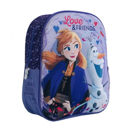 Ghiozdane si rucsacuri - Ghiozdan 12.5" 3D Frozen 2