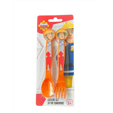 Jucarii bebelusi - Set de tacâmuri Pompierul Sam (2 bucăți)