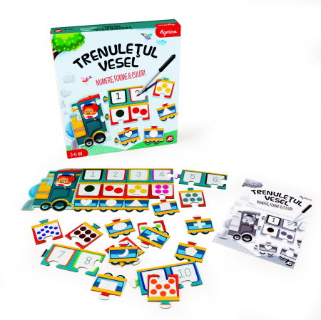Invatam si ne jucam - Trenuletul vesel numere forme culori