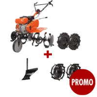 Pachet motocultor Epto 7 cp cu freze,roti brazda,roti rutiere,plug si rarita [3]