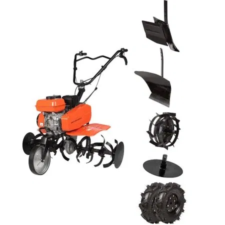 Pachet motocultor Epto 7 cp cu freze,roti brazda,roti rutiere,plug si rarita [0]