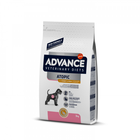 Diete veterinare caini - Advance Dog Atopic – fără cereale Cu iepure și mazăre 3 kg