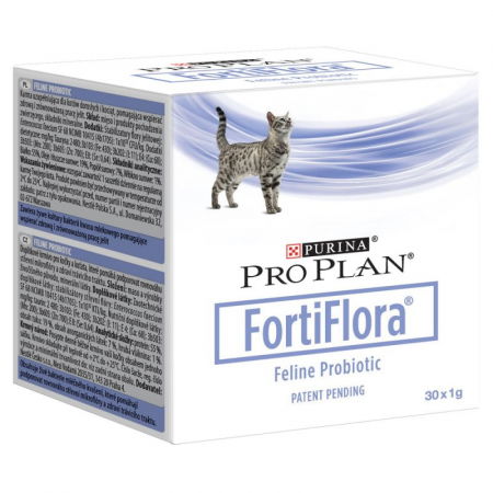 Suplimente nutritive, vitamine - FortiFlora pisica 30 plicuri x 1 g