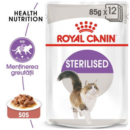 Hrana Umeda - Royal Canin Feline Sterilised Gravy 1 X 85 g